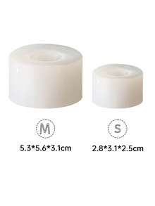 1pc/2pcs Creative Hedgehog Shaped Decorative Ornament, Fridge Magnet Mold, Silicone Material, Suitable For DIY Handmade Candle Decoration Making, Suitable For Holiday Atmosphere Decoration, Indoor Decoration Display, Fridge Magnet Model Making Mold, Reusable And Easy To Clean - White - View 3