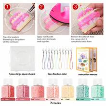 2.6mm Bottle Fuse Bead Kit, 3D Pixel Fuse Bead Puzzle, Handmade Craft Decoration DIY Puzzle Making, Christmas, Birthday, Halloween Party Gift, Multicolor Fuse Bead Refill Set - Spell Doudou - View 14