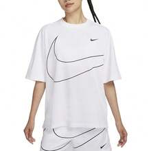Nike Authentic Autumn New Women's Loose Casual Sports Knit Short Sleeve Tee HQ1581-100 - HQ1581-100 - View 12