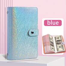 1pc A6 Colorful Storage Album, Made Of High-Quality Material, Built-In 50 Inner Pages, Can Hold 100 Banknotes, Including Banknote Photos, Stamps And Bank Card Storage Album - Multiple Styles - View 10