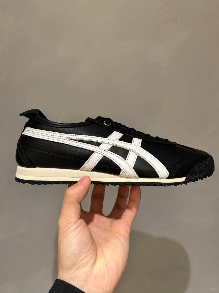Onitsuka Tiger[SD Arch Version]Putian Pure Original Tiger Sneakers MEXICO SD VIN Casual Shoes For Women - SD黑白色 - 查看 1