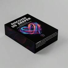 Get To Know Us Deeply: 50 Deep Questions For Couples, Marriage Therapy Tool For Busy Couples, Perfect Gift And Conversation Starter For Anniversaries Valentine's Day, Date Night Game, Romantic Gift For Boyfriend, Girlfriend, Husband, And Wif - Black - View 5