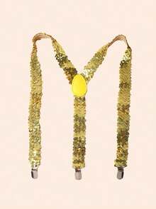 1pc Sequin Strap, Elastic Band, Suitable For Party Halloween - Multicolor 1 - View 15