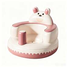 1 buah Bantal Kursi Tiup Kartun, Pompa Udara Terintegrasi, Kursi Bayi Tiup Portabel, Cocok untuk Bayi Usia 3-36 Bulan, Bantal Lantai - MultiWarna - View 12