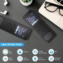 Perekam Suara Digital Baru, Penyimpanan Internal 8GB, Mendukung Kartu Memori 128GB, Mendukung Pemutaran MP3, Perangkat Perekaman Berkelanjutan, Mendukung A-B, Kata Sandi, Cocok Untuk Kuliah Dan Rapat, Perekam Suara Kecil, Dengan Input Line-In, Mendukung Ekspansi TF - View 5