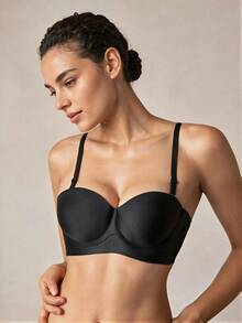 Veilyse 2pcs Wireless, Seamless, Push Up, Backless Bra, Lingerie For Summer - Multicolor - View 10