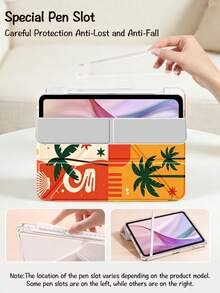 Ayotu 太陽波浪椰子樹圖案 Witch For Y 支架翻蓋保護殼，相容 iPad A16、Air 8 (M4) 2026 (11 吋)/2026 (13 吋)、Pro 13 12.9 11、10 2022 (10.9 吋)、Air 11 13、Mini、Air 11 吋保護殼、Kindle (第 11 代 2024 年上市)、Kindle Paperwhite 第 12 代 2024 - 彩色 - 查看 4