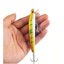 10pcs Set Of Floating Minnow Fishing Lures - Perfect For Freshwater & Saltwater Fishing! - Multicolor - View 10