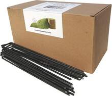 200 Pack 8x1 Inch 11GA(0.12inch) Landscape Staples Garden Stakes Fence Netting Pins Ground Spikes Sod Cover Fabric Pegs Steel Uncoated - 顏色F - 查看 2