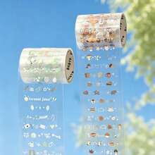 JotBox Four Seasons Whisper PET Die-Cut Tape Stickers, All-Match Daily Life Decorative Stickers For Planner Scrapbooking And Collage - Whispers Of the Four Seasons - View 1