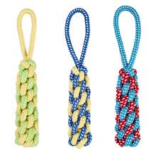 Dog Rope Knot Chew Toy With Corn Bone And Round Ball, Bright Colors To Easily Attract Pet Attention. Durable And Bite-Resistant, Helps Relieve Stress, Clean Teeth And Prevent Oral Problems. Interactive Rope Knot Toy Suitable For Puppies, Small And Medium Dogs. Dogs Stuff/Dog Toy - Multicolor - View 5