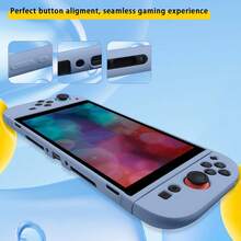 ONETIAOLONG Split Soft TPU Protective Case For Switch 2 Dockable Shockproof Ultra Thin Separate Controller Shell Anti-Drop Game Console Gaming Accessories Slate Blue - View 4