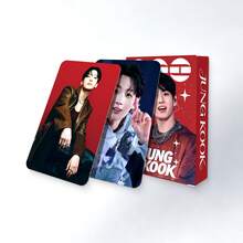 Hasbro 55張 BT5-Ji Min、V、Jung K00k 個人 Lomo 卡片盒裝，可自定義且可混搭，高 DIY 靈活性，適合學生日常使用、休閒裝飾與粉絲收藏 - 彩色 - 查看 9