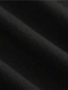 Fashionable Short-Sleeved T-Shirt For Ladies, Cute Little Bear Cool GIRL Letter Print Casual Loose-Fitting Women's 100% Pure Cotton Top, Women's Clothing - Black - View 4