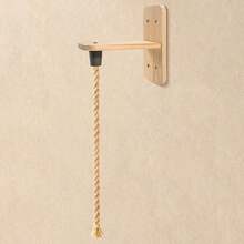 1pc Solid Wood Sisal Wall-Mounted Cat Climbing Rope, Durable Thickened Cat Tree Scratching Post Cup-Shaped Hammock, Sisal Material, Home Pet Supplies, Wall-Mounted Cat Scratching Rope Cat Tree Scratching Post, Cat Tree, Free Cat Gift, Cat Scratching Board, Cat House, Cat Supplies, Cat Climbing Frame, Cat Toy - Multicolor - View 12