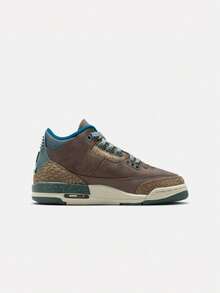 青少年 AIR JORDAN 3 RETRO UNI BG 中筒籃球鞋 IB7066-001 - 藏蓝色 - 查看 2