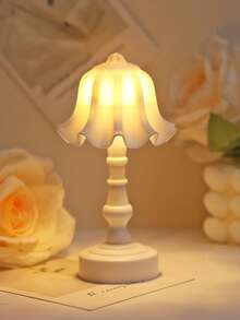 1pc Street Lamp Design LED Mini Table Lamp, Desktop Glowing Decorative Ornament, Children's Bedroom Bedside Night Light, Living Room Decorative Night Light, Desktop Decorative Mini Night Light - Huang Guang - View 9