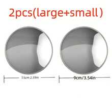 Travel Photography Essential/Small Round Mirror For Photography/Large And Small Sizes Available/Convex Lens Wide Angle Shooting/Perfect Travel Gift For Friends/Selfie Accessory/Portable Equipment - Multicolor - View 9