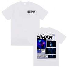 Omar Courtz Por Si Manana No Estoy 2026 Tour Cover T-Shirts Harajuku sthetik bergroße T-Shirts fr Mnner und Frauen Sommer-Oberteile T-Shirts - 4 - Übersicht 1