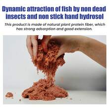 YEGBONG 100g Fish Attractant Powder – Plant Protein Fiber Bait Additive, Irresistible Scent, Cotton-Like Texture For Bass Trout Crappie Carp Tilapia, Freshwater Lake River Pond Fishing,Quick Ship Items,Free Shipping - Bait - View 10