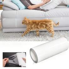 Cat Scratch Protector Film, Anti-Scratch Self-Adhesive Transparent Protective Film, Furniture Sofa Wall Door Protection Film, Anti-Scratch Protective Tape - 20*300cm - View 10