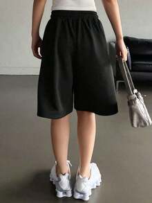 Women Sports Shorts - Black - View 2