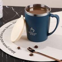 1pc Stainless Steel Mug, Suitable For Juice, Milk, Coffee, Perfect Birthday And Holiday Gift, Gift For Family, Gift For Him, Fun Mug - Multicolor - View 6
