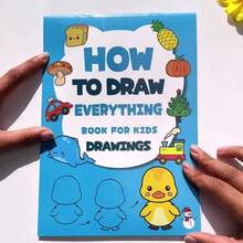 1pc How To Paint: 200+ Step Creative Painting Book - Art Enthusiast Painting Guide, Painting Guide, Art Learning Supplies, Art Activity Book, Develop Creativity And Motor Skills, Durable Paper - Multicolor - View 11