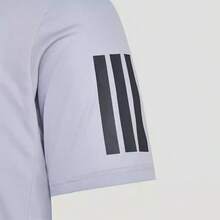 Adidas Summer New TR-ES TEE 3S Men's 3-Stripe Sports Running Crew Neck Short Sleeve T-Shirt - Light Silver - View 8