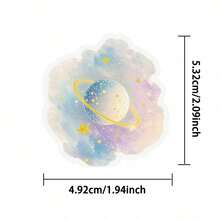 56pcs Watercolor Dreamy Galaxy Planet PET Transparent Stickers For Student Planner Diary Notebook Decoration - T01042781 - View 9
