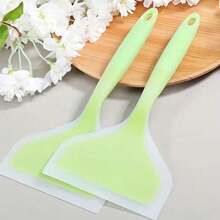 Non-Stick Silicone Cake Spatula - Wide Cooking Turner Tool, Suitable For Eggs, Muffins, Pizza - Durable Heat-Resistant Kitchen Tool, Suitable For Frying, Grilling And Baking - No Battery Required - View 6