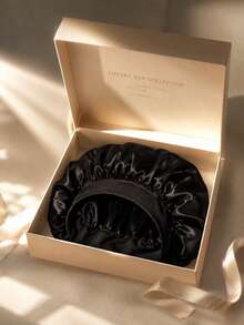 2/1pc Luxury Satin Sleep Cap, Solid Color Elastic Sleep Hair Cap, Lightweight Smooth Silk Texture, Suitable For Comfortable All-Night Wear, Hair Protection And Bath Use, Soft And Snug Fit To Protect Scalp, Suitable For Curly, Straight And Fine Curly Hair, Perfect Holiday Gift And Back To School Essential - Multiple Styles - View 3