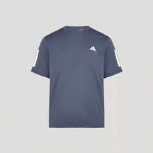 Adidas Summer New TR-ES TEE 3S Men's 3-Stripe Sports Running Crew Neck Short Sleeve T-Shirt - Blue Gray - View 4