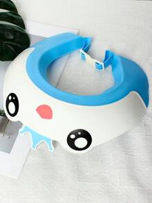 1pc Adjustable Cartoon Waterproof Bath Cap - Baby Bath & Hair Washing Cap, Portable Shower Cap, Water-Blocking Eye Protection Design, Cute Frog Shape - High-Quality Ear Protection, Multiple Colors Available (Blue, Pink) - Bathroom Essential Bath Cap, Practical Sanitary Accessory, Fun Design, Comfortable To Wear - Multicolor - View 10