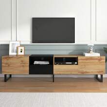 190cm,Modern,TV - Black Wood - View 3