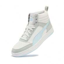 Puma Spring/Autumn Unisex Mid-Top Sports Shoes, Casual Versatile Retro Athletic Sneakers 40098002 - White - Aquamarine - Platinum Gray - View 9