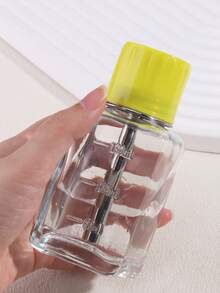 180ML Refillable Glass Pump Bottle With Stainless Steel Pump Head, Leak-Proof Liquid Dispenser, Suitable For Nail Polish Remover, Alcohol And Other Liquids, Essential Nail Care Supplies For Nail Salon And Home DIY - Multicolor - View 7