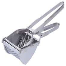 Manual Potato Ricer, Heavy Duty Potato Masher With Detachable Lever Handle, Kitchen Food Press Tool For Mashed Potatoes, Vegetables, Purees & Home Cooking - Silver - View 3