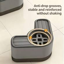 4pcs/Set Washing Machine Base Heightening Feet Pads, Anti-Vibration Shock-Absorbing Feet For Drum Washer And Refrigerator, With Height Adjustable Cushions - A - View 9