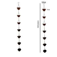 Metal Lotus Rain Chain, Decorative Rain Chain For Garden, Yard, Patio, Eaves - Lotus Cup Rain Chain - View 6