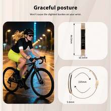 EIGIIS Smart Band With 2 Straps, 5ATM Waterproof Fitness Tracker, Sleep Monitoring, Multiple Sports Modes, Activity Step Counting Smart Band, Suitable For Women And Men Android IOS - View 6