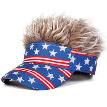 1pc Men's American Flag Patchwork Baseball Cap, Street Fashion Hat, Outdoor Sun Protection Casual Cap, Spring/Autumn Travel Beach Vacation - Multicolor - View 9