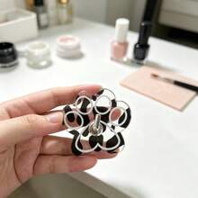 1套整合金屬底座可攜式穿戴假指甲展示架，可重複使用磁吸式壓克力美甲練習展示架，壓克力彩繪假指甲練習架，美甲工具 - 彩色 - 查看 13