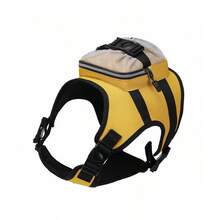 1 pieza Chaleco mochila para mascotas con material reflectante para uso nocturno, mochila para golosinas de mascotas - Multicolor - Ver 10