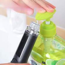 1pc Long Handle Steel Wire Ball Brush, Multi-Function Soap Dispensing Pot Brush, Long Handle Kitchen Cleaning Brush, Replaceable Brush Head, Suitable For Pots, Pans And Bowls Cleaning, Household Kitchen Tool - AA - View 8