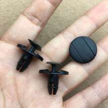 50PCS Car Plastic Rivet Clips, Bumper & Fender Liner Fixing Clips, Interior Trim Panel Reinforcement Fasteners, Universal Vehicle Repair Replacement Accessories - 50Pcs Press-fit Buckle - View 6
