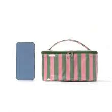 (Custom Embroidery) New 3D Floral Pattern Makeup Bag, Large Capacity Portable Handheld Cosmetic Bag, Toiletry Bag, Suitable For Daily Use And Travel, Gift For Family And Friends, Birthday Gift, Holiday Gift - Multicolor - View 5