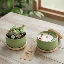 Un Juego de 37/40/48 Piezas Kit para Hacer Velas (Incluye Recipientes para Velas en Blanco con Patrones Aleatorios, Mechas, Soportes para Mechas y Pegatinas). Recipientes Portátiles para Velas con Tapas. Resistentes al Calor, a Prueba de Fugas y Reutilizables. Perfecto para Principiantes en la Elaboración de Velas. - G-37PCS/Set - Ver 6
