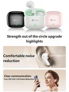 ASUS R07 Wireless Bluetooth Earbuds With Excellent Sound Quality, Long Battery Life, Call Noise Cancellation, Semi-In-Ear Design, Suitable For Gaming, Music, Sports, Original Adol Wireless Earbuds - View 9