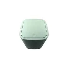 29x25x26cm Mint Green Plastic Square Trash Can With Lid, Modern Minimalist Push Top Waste Bin For Kitchen Office Bathroom - Mint Green - View 4